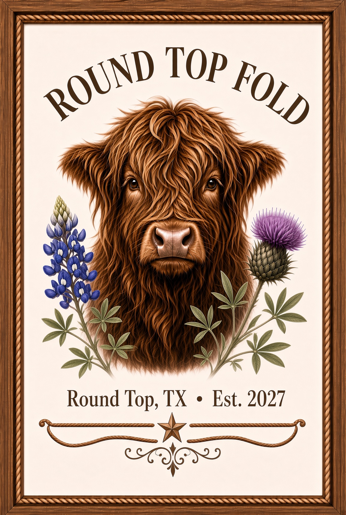Round Top Fold - Miniature Highland Cattle Round Top Texas